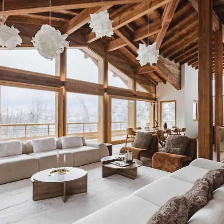7 Summits - 230m2 Salon Cathedrale Vues Cheminee Chalet